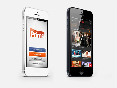 Prima TV iOS app app czech ios iphone prima tv