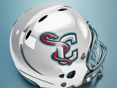 Cambridge Pythons Helmet american cambridge football gridiron pythons sports university