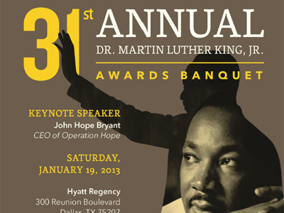 31st martin luther king mlk postcard silhouette