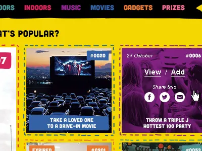 Summer App WIP colour drawn grid hand sketch