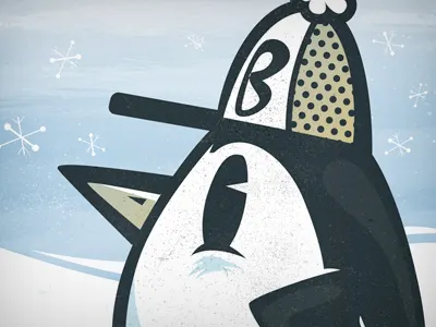 hello snow bkopf bkopfone cute hello illustration kids pinguin snow vector winter