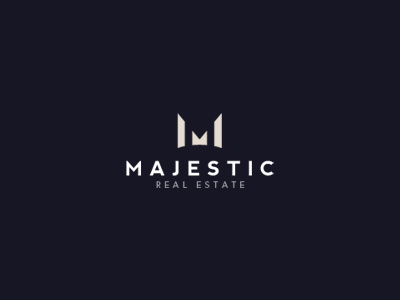 Majestic crown logo m majestic negative royal