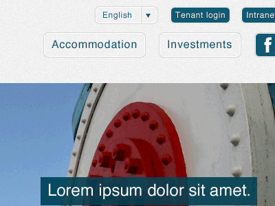 Menu interaction (GIF) blue drop down interaction menu ui