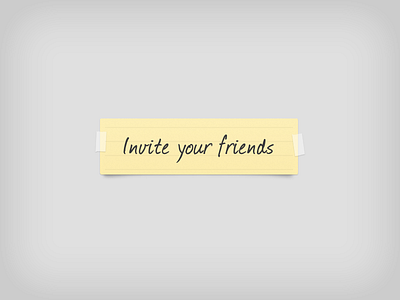 Sticky note invite note paper sticky