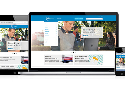 Dell responsive concept dell responsive responsive design webdesign