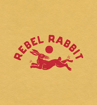 Rebel Rabbit Merch Design brand brand design brand identity brand logo brand merch branding graphic design illustration logo logo design merch merch design