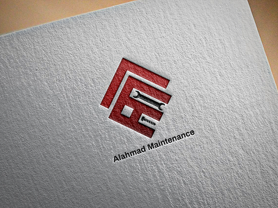 ALAHMAD MAINTENANCE - LOGO branding graphic design logo