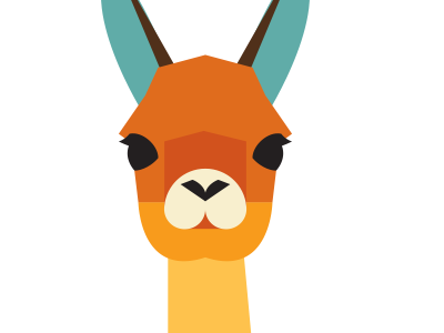 Vicuna 365 animal geometric illustration minimalism vector vicuna wildlife