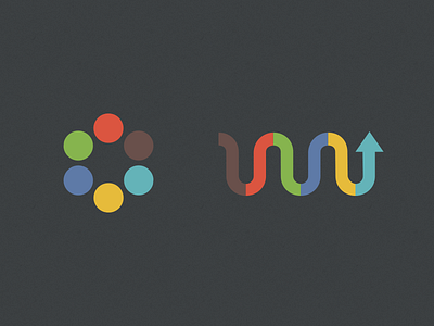 Not A Logo abstract arrow colors stream