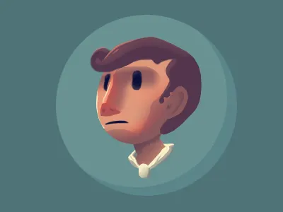 Tim 2d character illustration tim