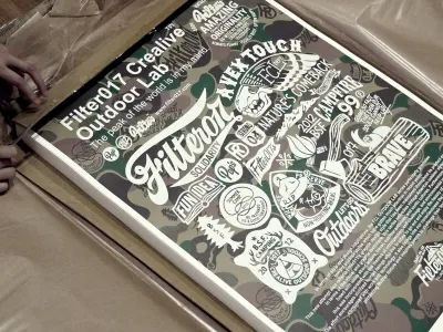 Filter017「FCL OUTDOOR LAB」Screen Printing Poster