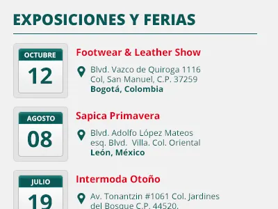 Event List cal calendar dates events month schedule