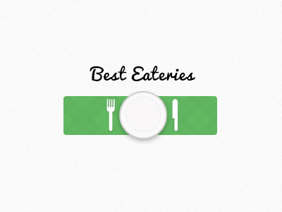 Best Eateries eat food graphic script web