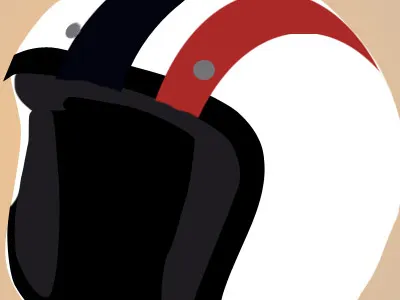 Helmet america helmet illustration photoshop visor wip