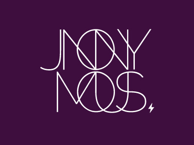 Jnonymous logo type