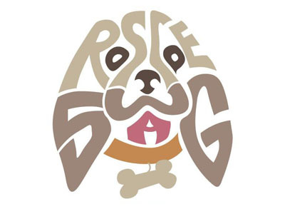 Roscoe Swag dog logo roscoeswag