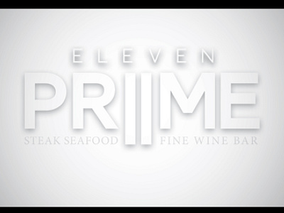 Eleven Prime Option design grayscale logo type