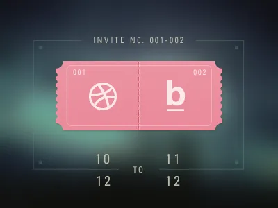 Dribbble Invite between dribbble invite prospect studio ticket win