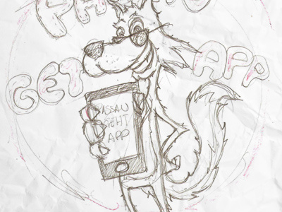 Wolf Mascot (Rejected Concept)