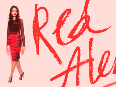 Red Alert design fashion web