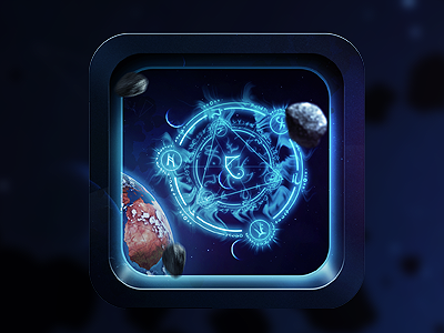 Astrology app atrology display icon ios retina