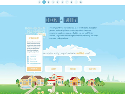 Illustrative Story Telling Site drug parallaxing treatment