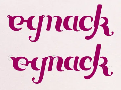 Eynack Site Logo (progress) hand lettering illustration letting logo typography