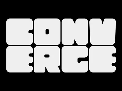 Converge band black converge font logo nonemore black wip work in progress