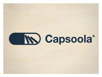 Capsoola app branding design logo mobile