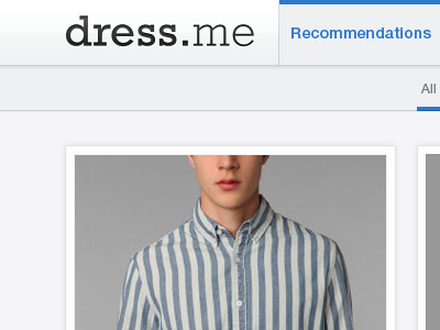 Main Navigation fashion menu nav navigation shop