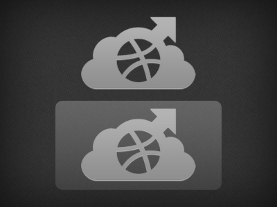 Rebound - New Upload Button button dark dribbble icon playoff rebound shot ui ux