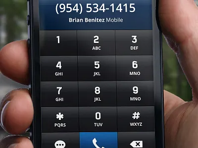 Dialpad - iPhone UI collective ray dial dialpad ios iphone photoshop retina ui user interface