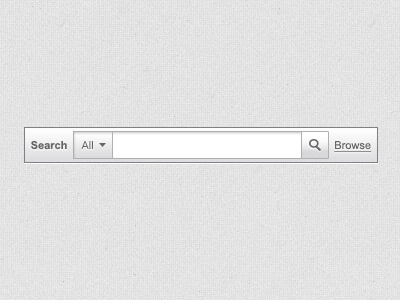 Search Box box dropdown field gray grey interface search