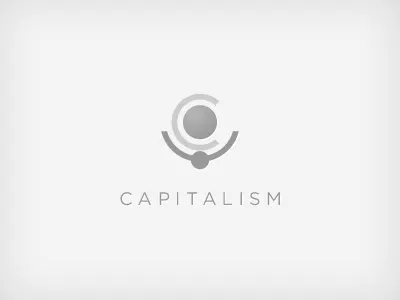 Capitalism capitalism gray logo