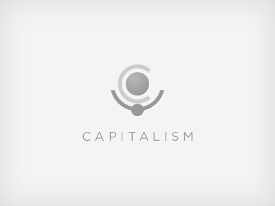 Capitalism capitalism gray logo