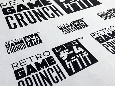 Retoro Gēmu Kuranchi 8bit custom game logo type vector