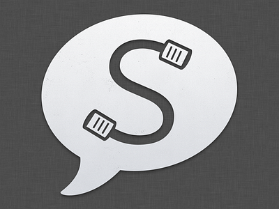 Strings logo bubble chat logo