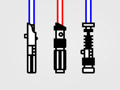 Lightsabers icon kenobi lightsaber luke pictogram skywalker star wars vader