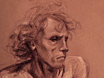 Head Study | Life Drawing life drawing portrait sketch