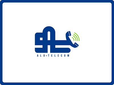 ALO TELECOM - LOGO branding graphic design logo