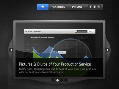 Fun Slider Style - Landing Page conversion landing page slider theme forest