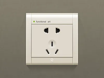 Socket icon socket switch ui