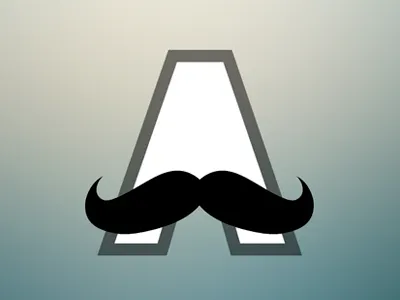 Shot #780684 a arturo mendez branding logo moustache