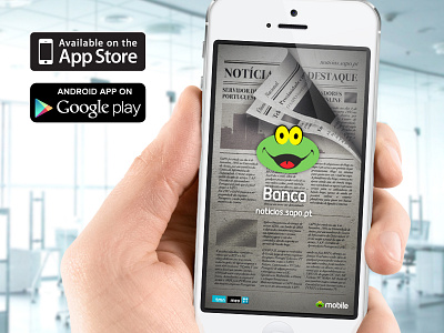 Sapo Noticias Splash screen android app iphone mobile news notícias portugal sapo screen splash