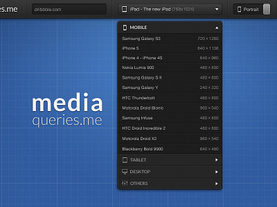 An other dropdown - mediaqueries.me dropdown media queries navigation ui