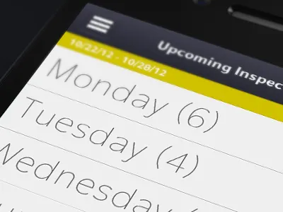 Fuel Operator calendar iphone iphone app list schedule