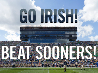 Go Irish! doesanyoneusedribbblestill fringe idontillustratecaniplay internet notredame oklahoma sports typography