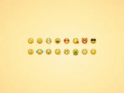 Emoticons chat chatapp circle emoticons expressyourself happy icon icons illustration kiss rockstar sad smile smiley