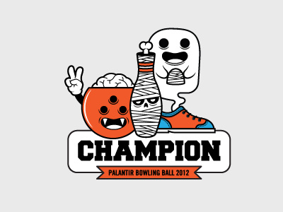 Bowling Champ 2 bowling fun halloween illustration