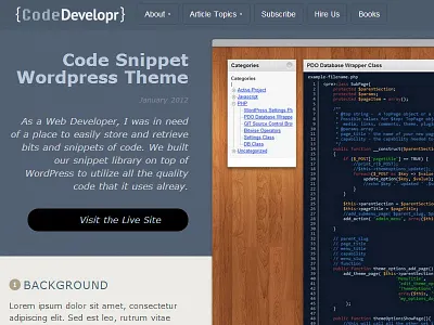 CodeDevelopr Portfolio Page portfolio